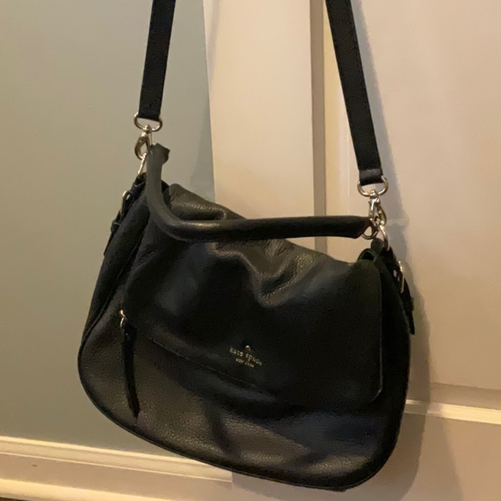 KATE SPADE LEATHER BAG WITH TWO STRAPS GREAT FOR THE CITY